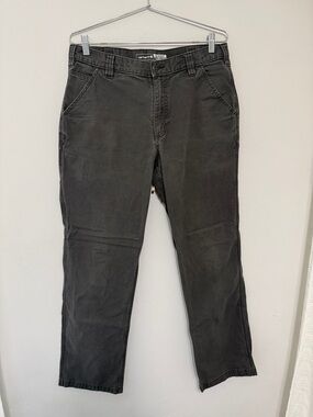 Carhartt Men's Charcoal Relaxed Fit Jeans